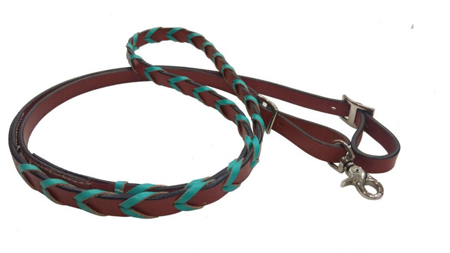 Leather Braided Contest Reins - Henderson's Western Store