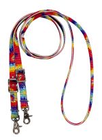 Nylon Contest Reins ~ Tie Dye - Henderson's Western Store