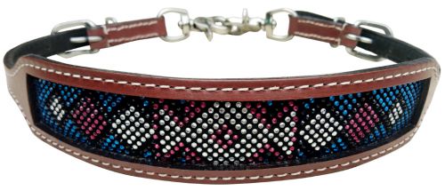 Wither Strap ~Teal & Pink wither strap shiloh   