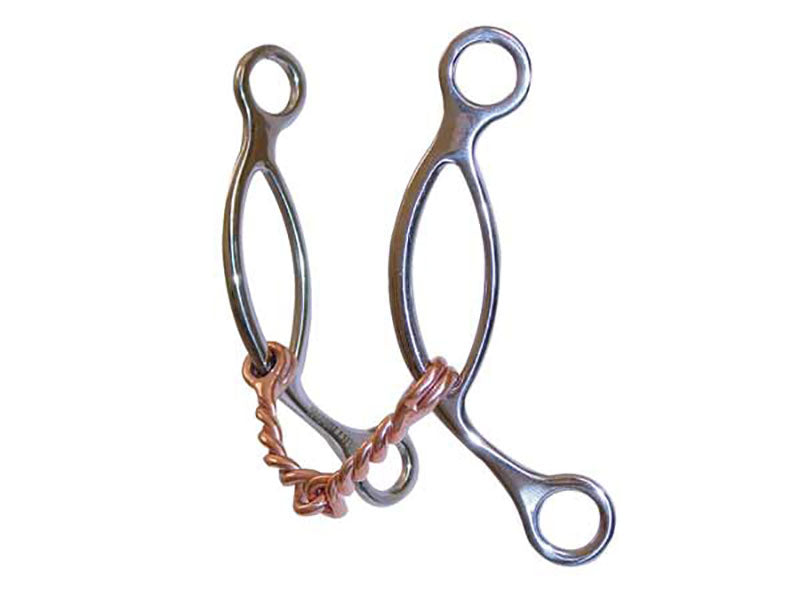 SS Sliding Gag Bit W/Wire Snaffle Bits Partrade   