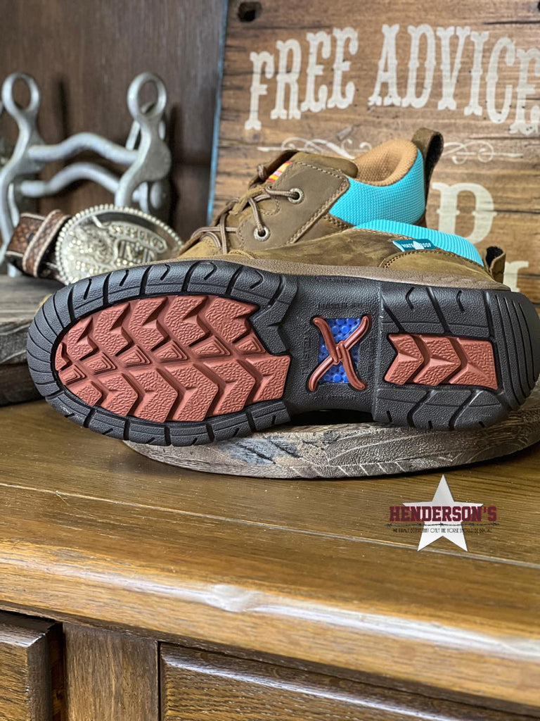 All Around Work Boots by Twisted X ~ Turquoise - Henderson's Western Store