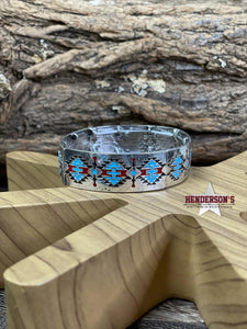 Load image into Gallery viewer, Western Aztec Double Stretch Bracelet - Henderson&#39;s Western Store