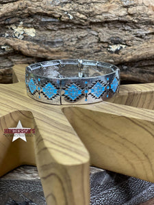 Load image into Gallery viewer, Western Aztec Double Stretch Bracelet - Henderson&#39;s Western Store