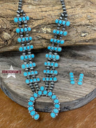 Navajo Squash Blossom Set - Henderson's Western Store