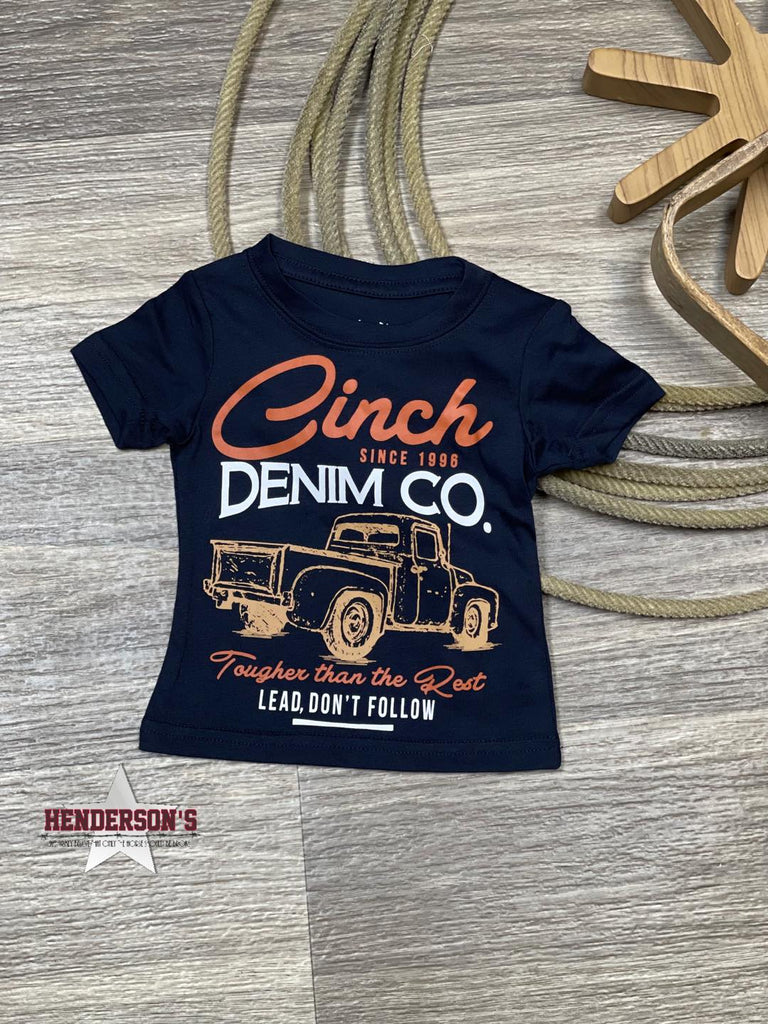 Toddler Boy's Cinch Tee ~ Navy - Henderson's Western Store