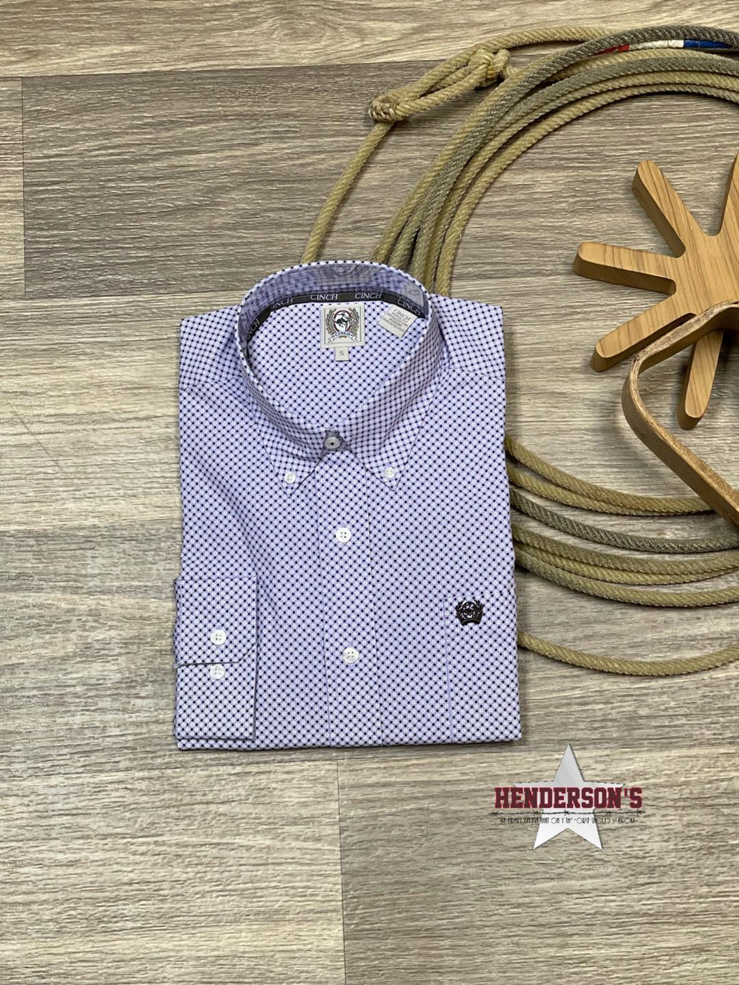 Cinch Plain Weave Print  ~ Lilac - Henderson's Western Store