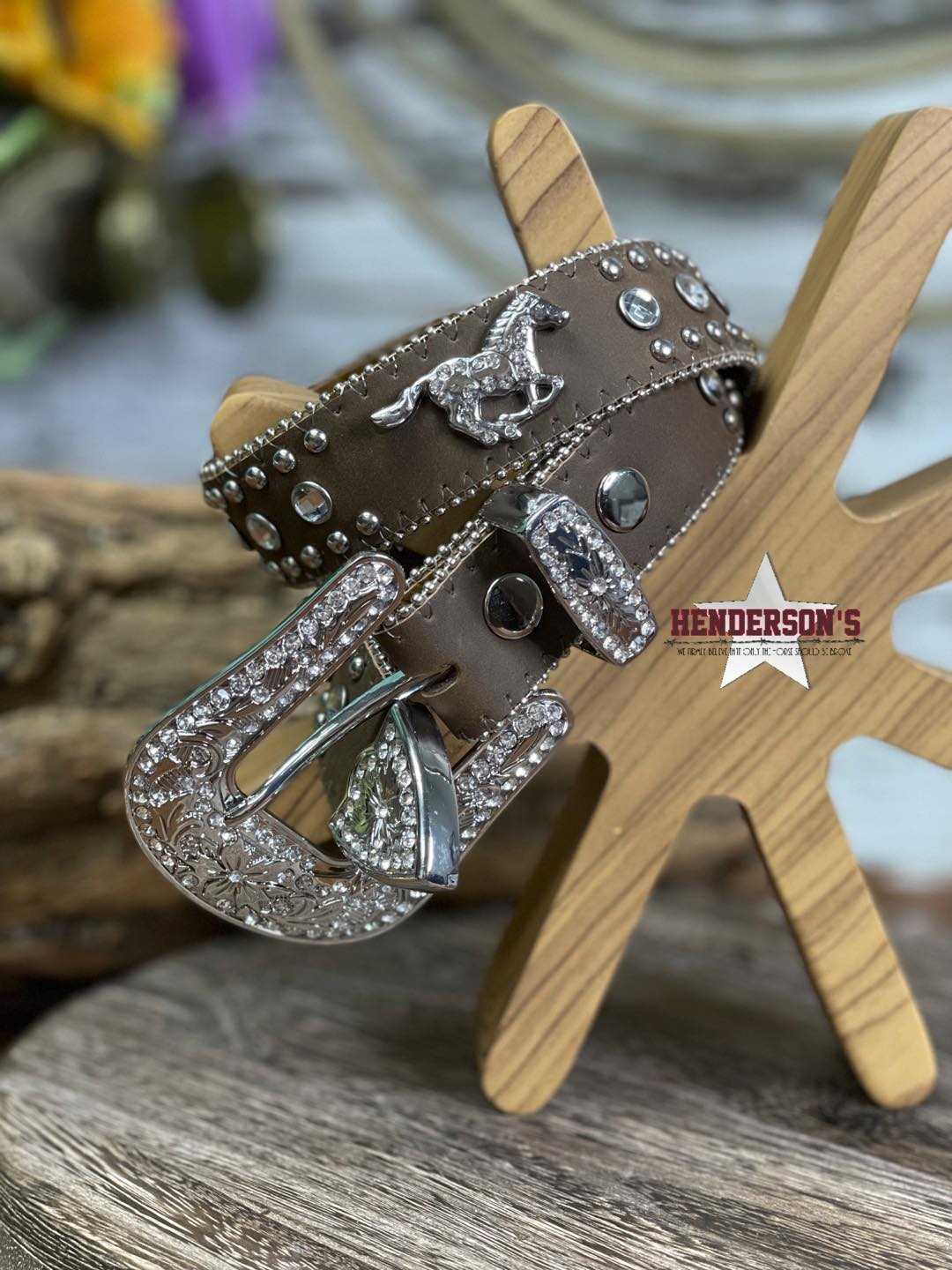 Horse Concho Belt - Henderson's Western Store