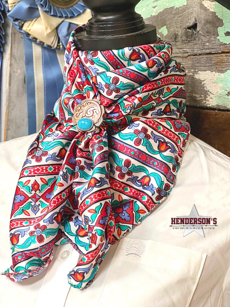 Wild Rag ~ Flower Print - Henderson's Western Store