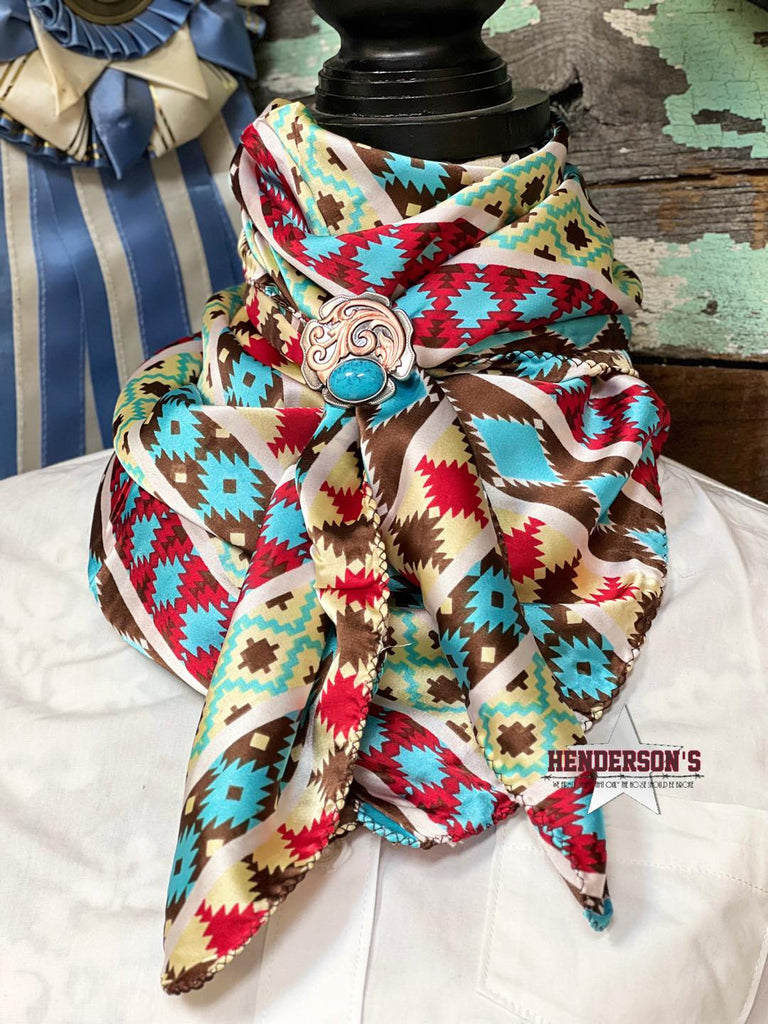 Wild Rag ~ Turquoise Aztec - Henderson's Western Store