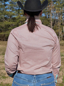 Load image into Gallery viewer, Ladies Cinch ~ Coral Geo Print - Henderson&#39;s Western Store