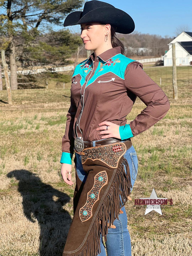 Ladies Retro Western ~ Chocolate - Henderson's Western Store