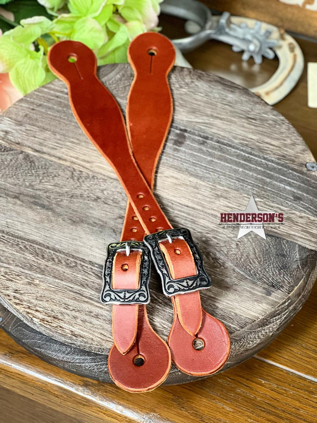 Trail Blazer Leather Spur Strap ~ Latigo - Henderson's Western Store