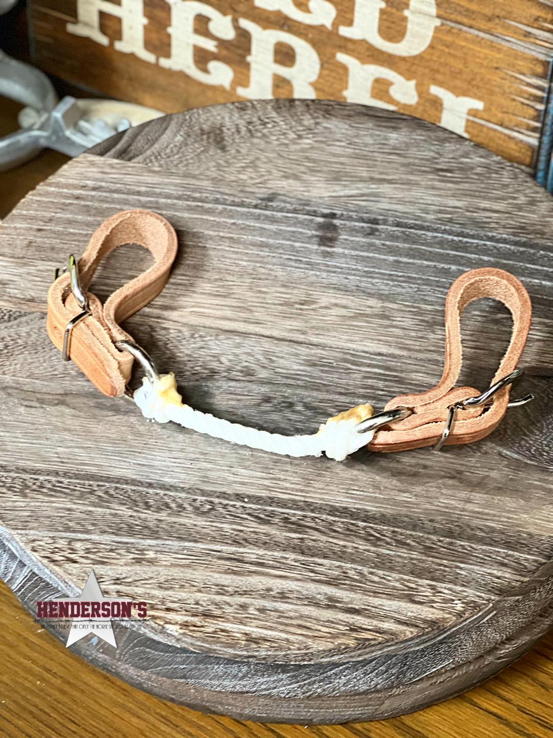 Rope & Leather Curb - Henderson's Western Store