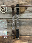 Double Chain Curb ~ Web Straps - Henderson's Western Store