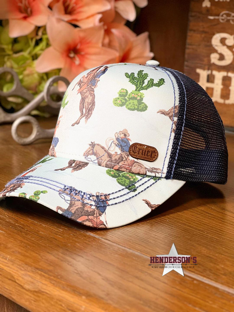 Cruel Girl Ball Cap ~ Western Print - Henderson's Western Store