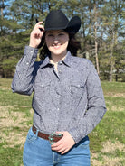 Ladies Rough Stock Paisley ~ Charcoal - Henderson's Western Store