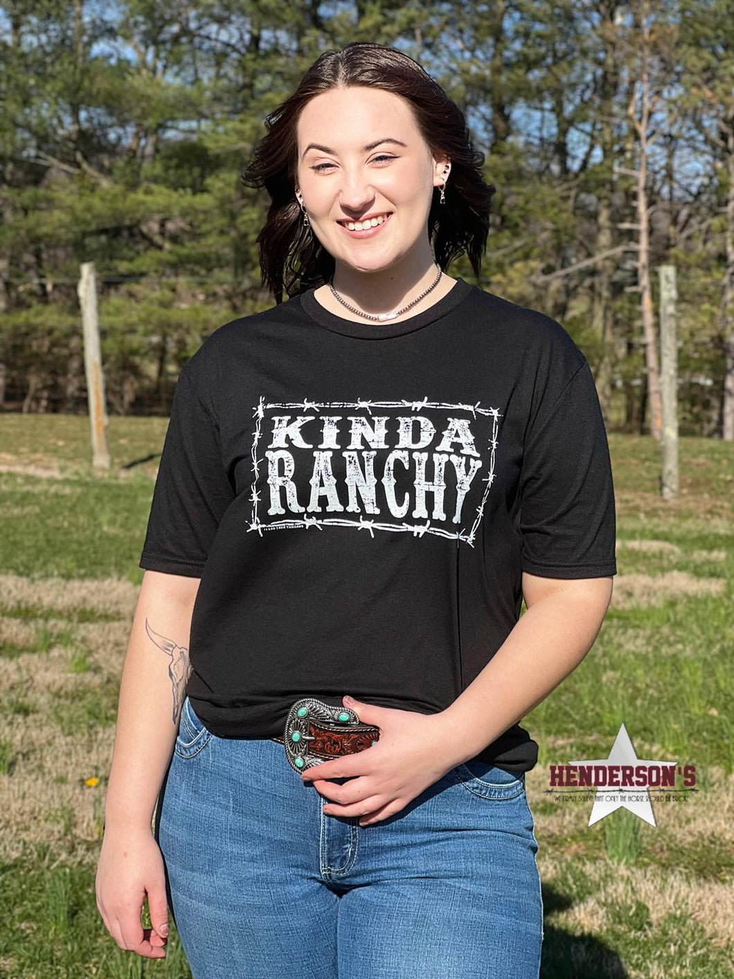 Kinda Ranchy Tee - Henderson's Western Store