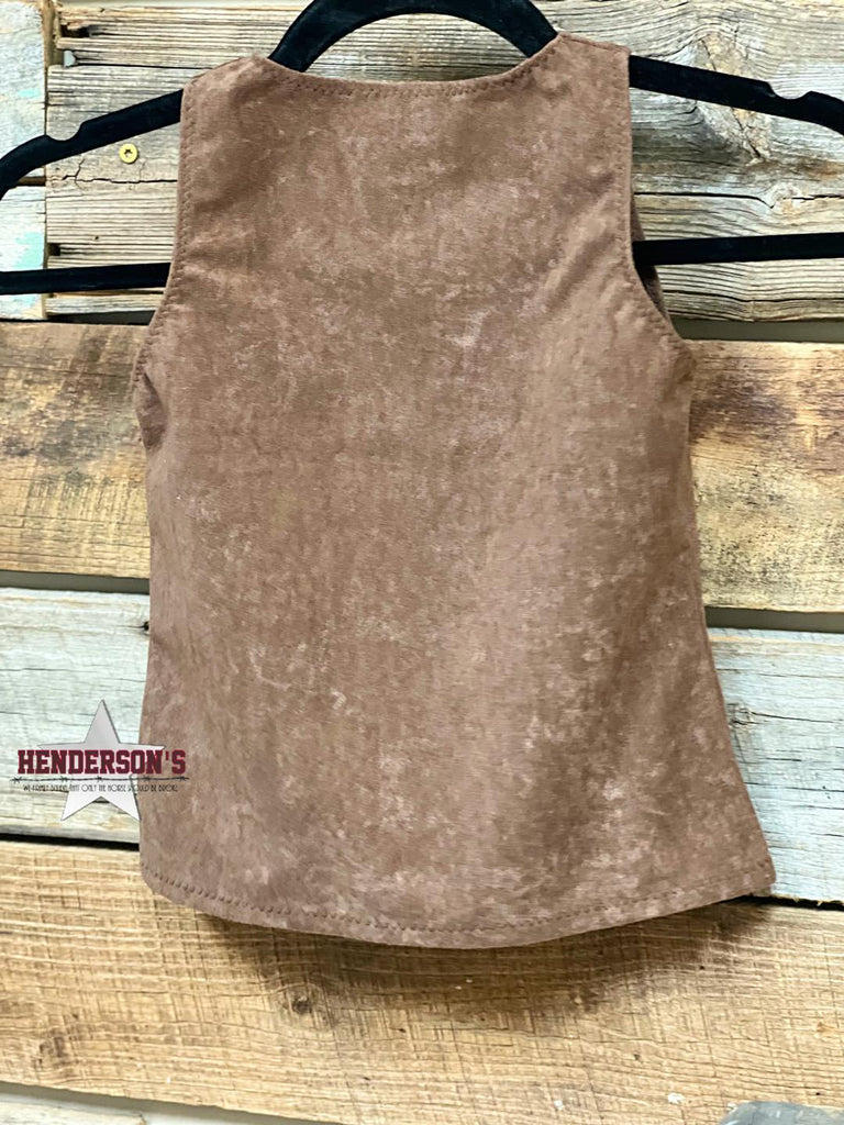 Faux Suede "Mini" Youth Vest - Henderson's Western Store