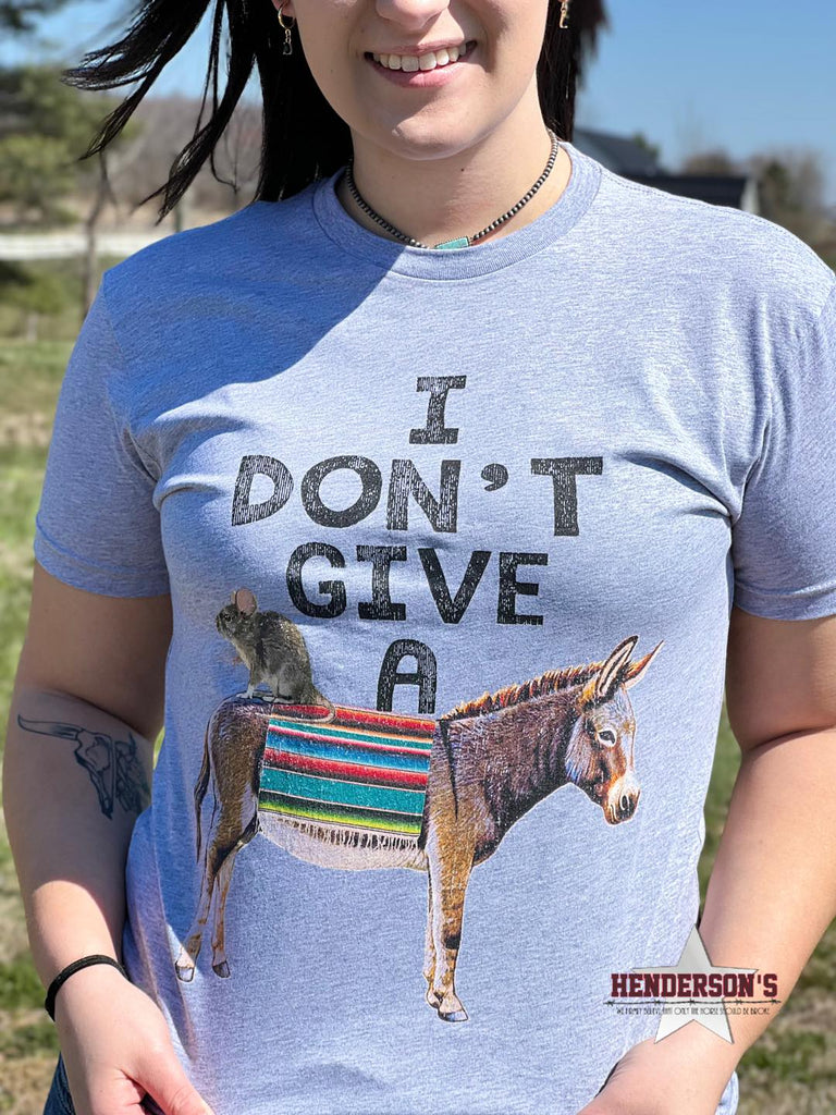 I Don't Give a Rats Tee - Henderson's Western Store