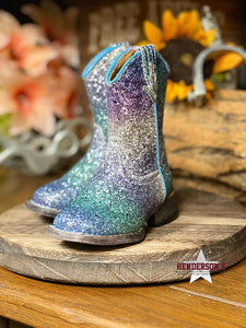 Load image into Gallery viewer, Glitter Galore Boots by Roper ~ Blue - Henderson&#39;s Western Store