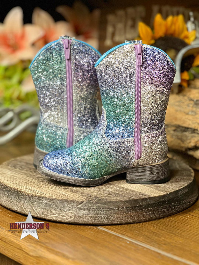 Glitter Galore Boots by Roper ~ Blue - Henderson's Western Store
