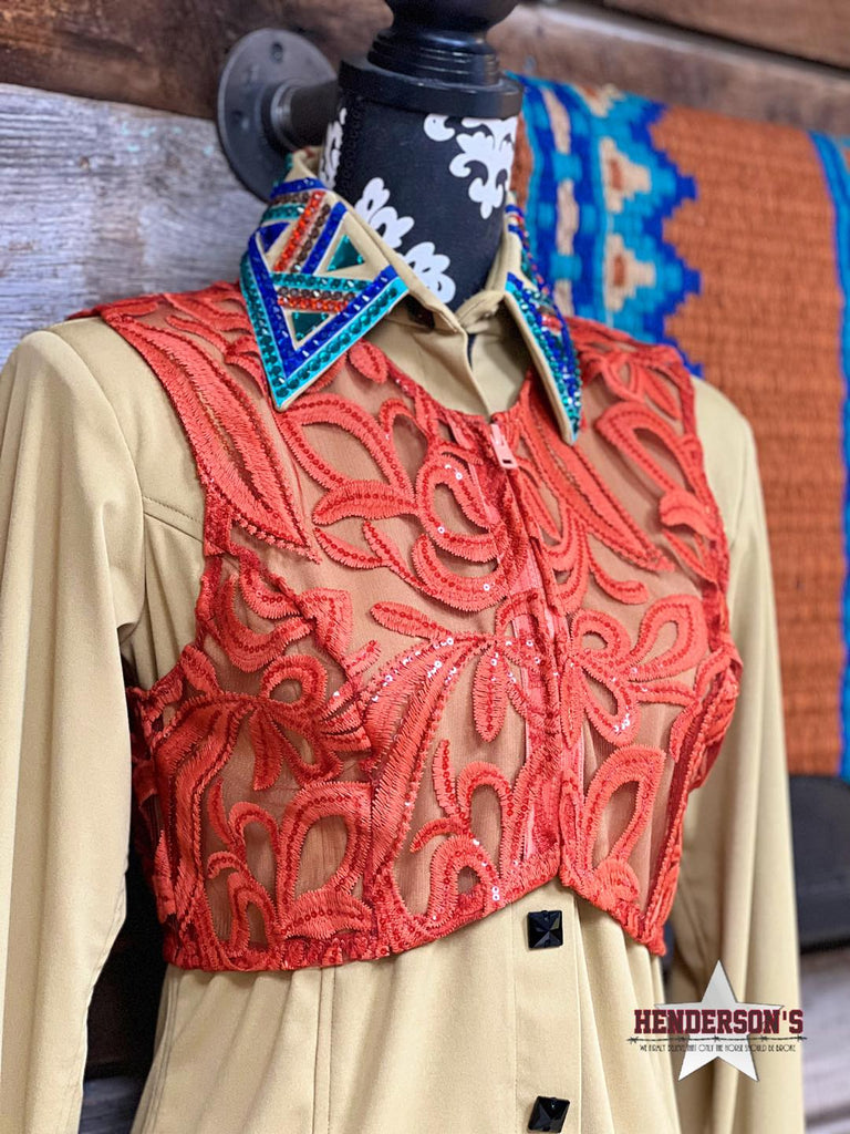 Rusty Flowers Buckle Crop - Henderson's Western Store