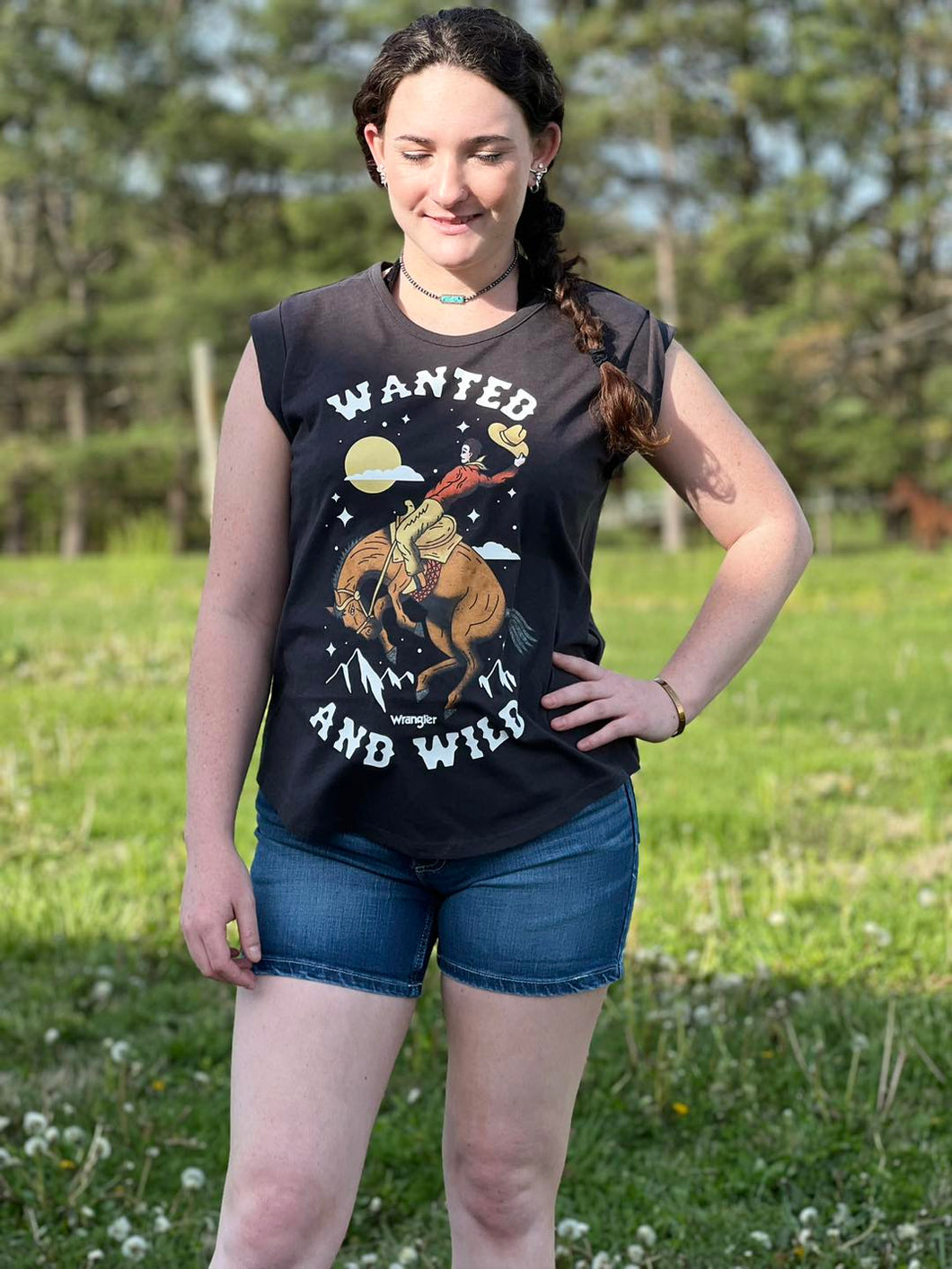Wanted & Wild Tee by Wrangler - Henderson's Western Store