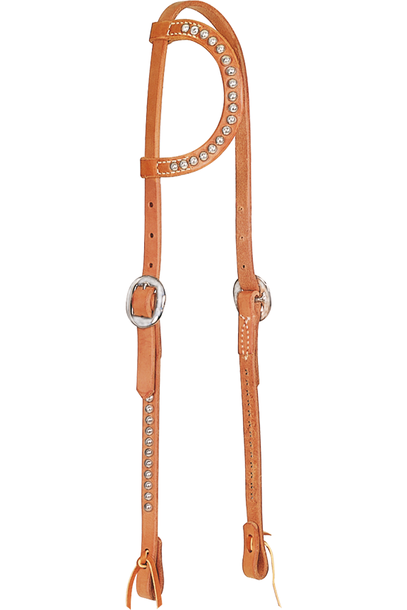 Spotted Sliding Ear Headstall Headstalls SCHUTZ BROTHERS   