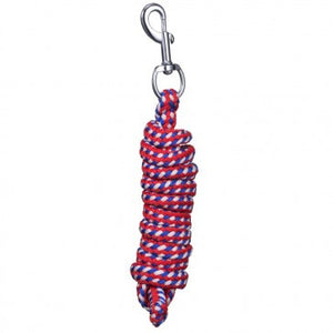 Load image into Gallery viewer, Poly Cord Lead leads JT RedWhite&amp;Blue  