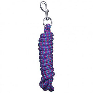 Load image into Gallery viewer, Poly Cord Lead leads JT Purple/Turq  