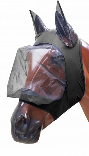 Zipper Fly Mask W/Ears ~ Black Barn Equipment Henderson's Western Store   