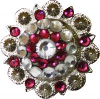 Pink & Crystal Concho Conchos shiloh   