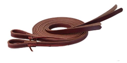 Leather Split Reins W/Popper - Henderson's Western Store