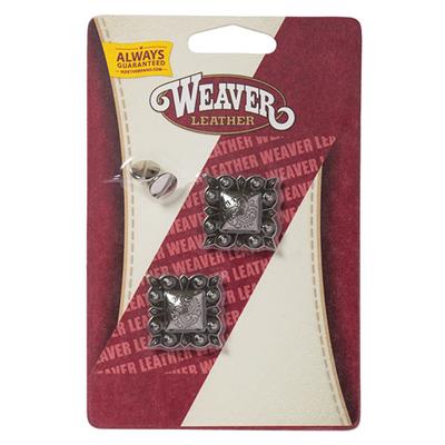 1" square Berry Concho  Weaver Leather   