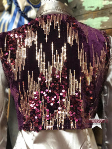 Load image into Gallery viewer, Crown of Vegas Bolero vest Cowgirl Junk Co.   