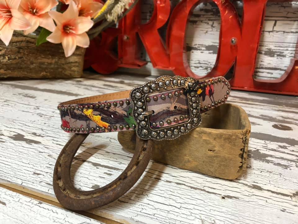 Hotleaf Camo Canvas Women's Belt 3D Belt Company   