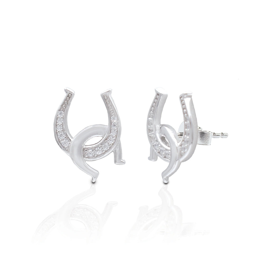 Kelly Herd Double Horseshoe Earring - Henderson's Western Store