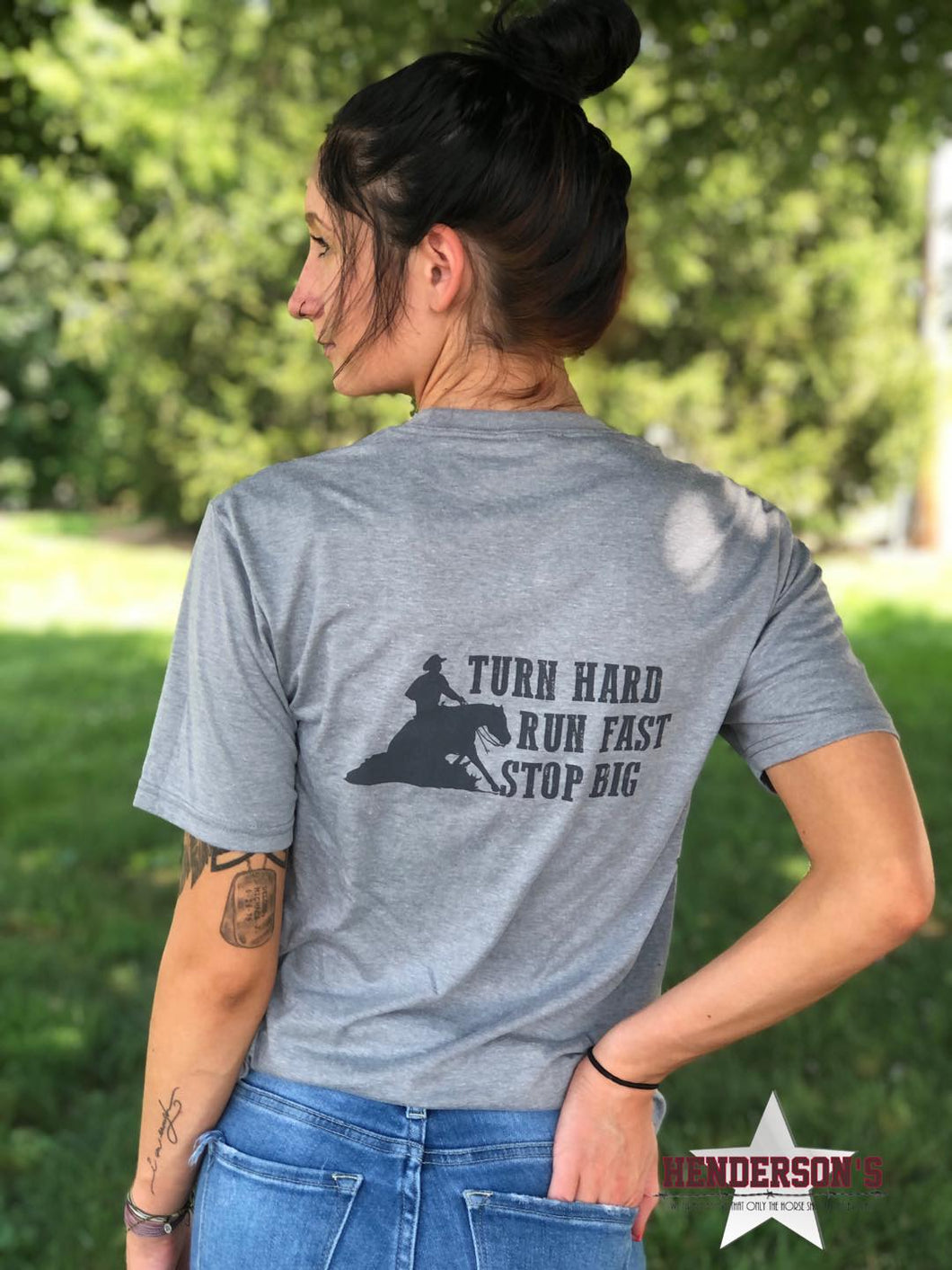 Turn Hard Tee Womens Shirts Cowgirl Junk Co.   