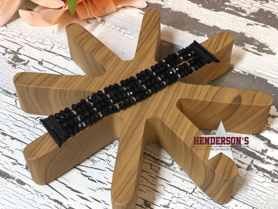 Watch Bands Jewelry Cowgirl Junk Co. Black  