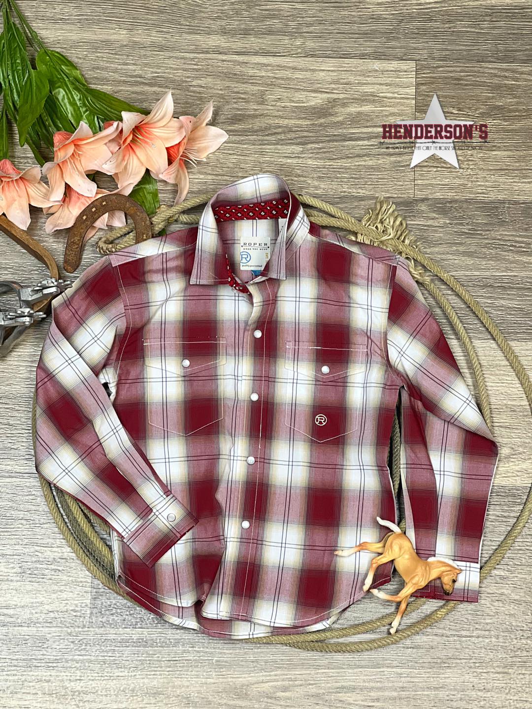Boy's Amarillo Campfire Plaid - Henderson's Western Store