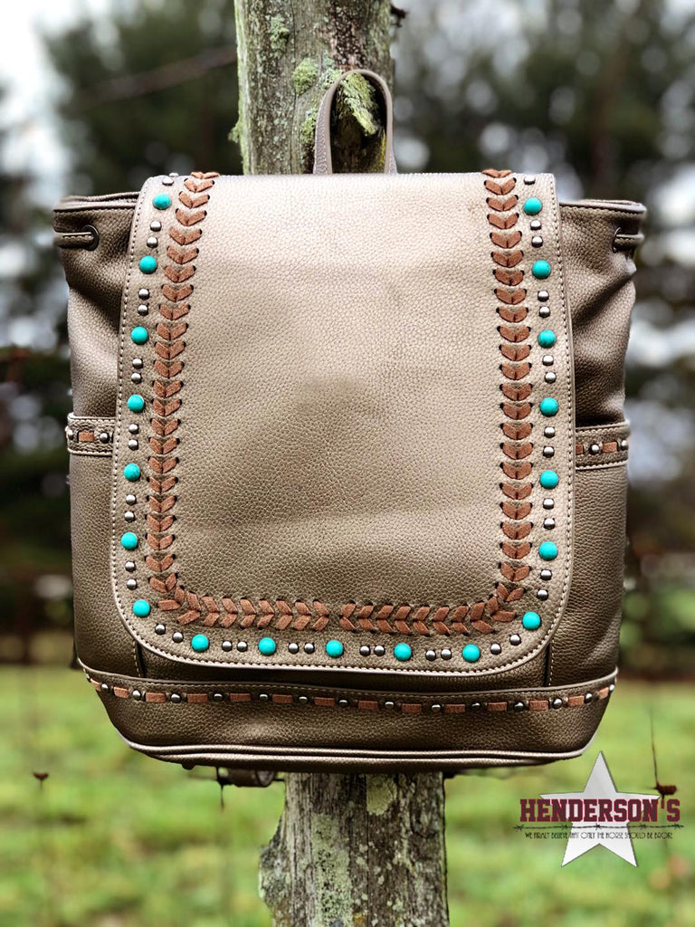 Montana West Aztec Backpack ~ Bronze - Henderson's Western Store