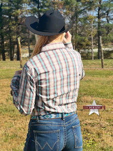 Load image into Gallery viewer, Ladies Brown Plaid - Henderson&#39;s Western Store