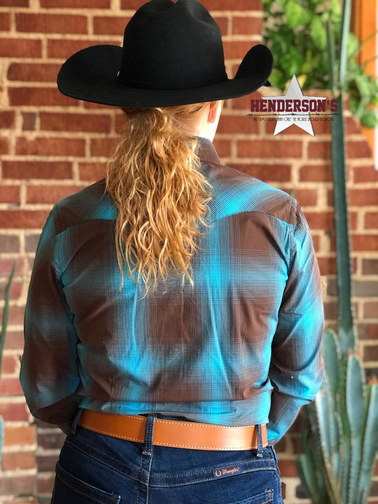 Rough Stock For Her ~ Brown Plaid - Henderson's Western Store