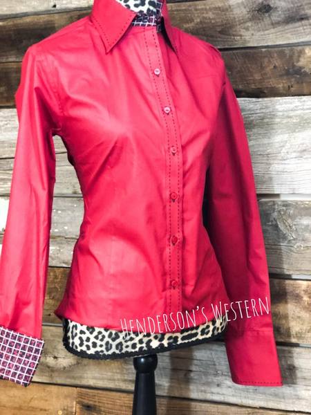 Buckstitch Show Shirt Show Shirt Royal Highness Burgundy Small 