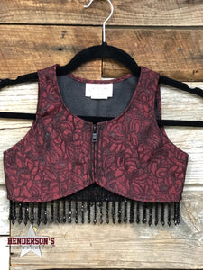 Load image into Gallery viewer, Cabernet Youth &quot;Mini&quot;  Bolero with Beads - Henderson&#39;s Western Store