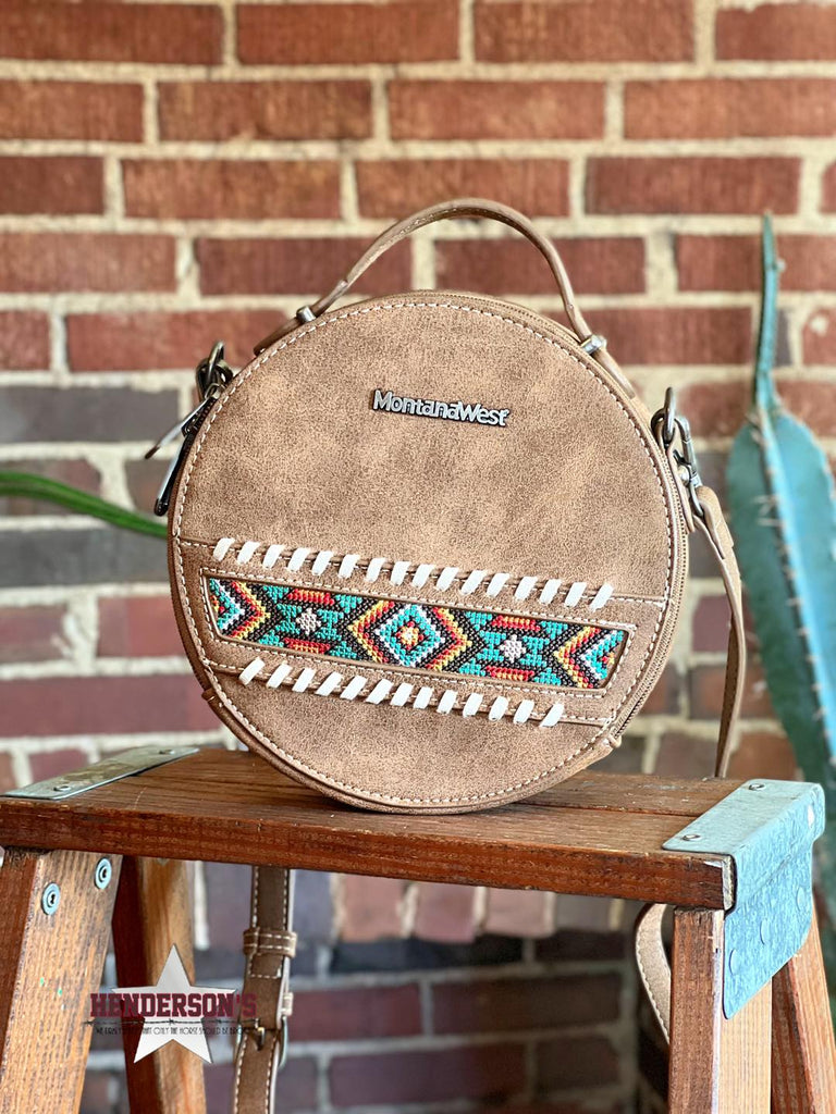 Aztec Embroidered Canteen Bag - Henderson's Western Store