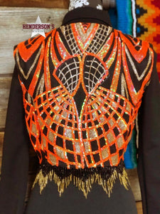 Load image into Gallery viewer, Charlottes Web Bolero Vest cowgirl junk   
