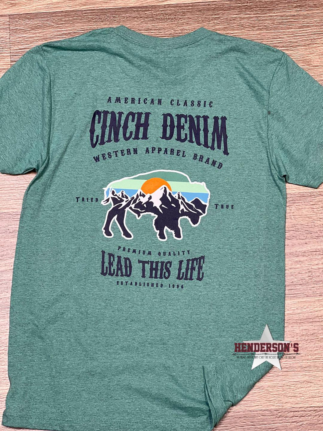 Cinch Tee ~ Hunter Green - Henderson's Western Store