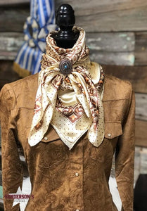 Load image into Gallery viewer, Rodeo Drive Wild Rags/Scarf ~ Vineyard Paisley scarfs Rodeo Drive   