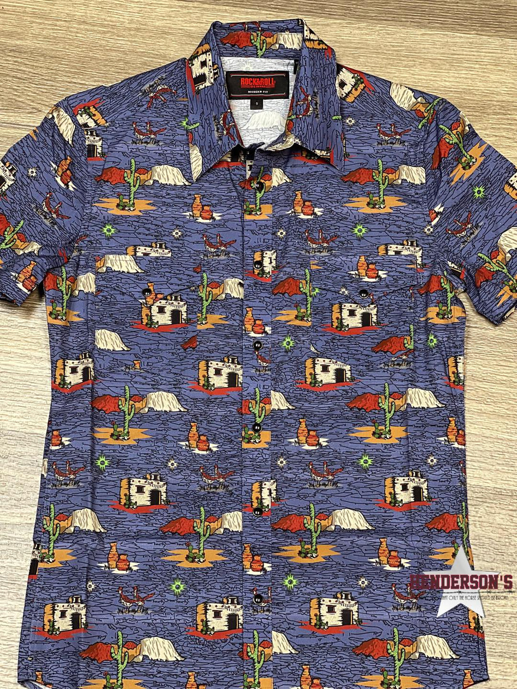 Desert Conversational Print Short Sleeve - Henderson's Western Store